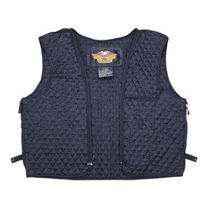 Harley-Davidson Mens 2XL Quilted Zip In Liner Vest Adjustable Straps RN 103819